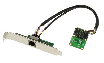 Scheda MiniPCIe - GIGABIT LAN ETHERNET - CHIPSET INTEL 82574 - Mini PCI Express - Immagine 1 di 2