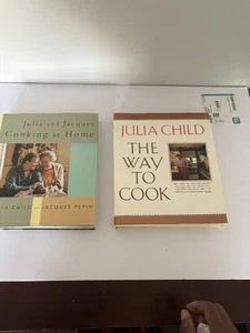 (2) JULIA CHILD CookBooks - Julia & Jaques & The Way To Cook Great Condition - Picture 1 of 12