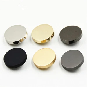 10pcs Round Flat Metal Button For Garment Jeans Jacket Suit Coat Sewing Button - Picture 1 of 30