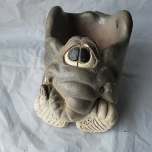 Elephant Pottery Bowl ~6" long. Planter Pot - Picture 1 of 11