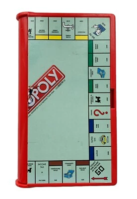 Vintage Hasbro Grab And Go "Monopoly" Travel Game (Complete)  - Image 1 of 4