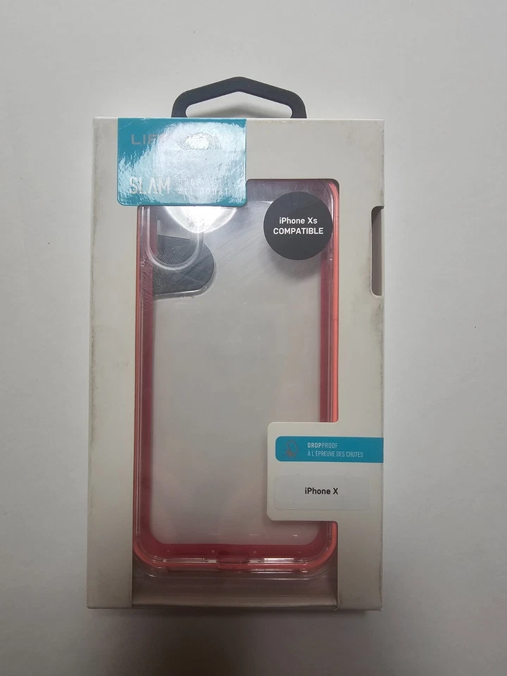 NUEVA Funda LifeProof Slam Series Drop para iPhone X y Xs 5.8" Coral Puesta de Sol Foto 1 de 4