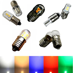 10X E10 LED Replacement Lighting 6V Bulbs Adventstern Warm White Christmas - Picture 1 of 6