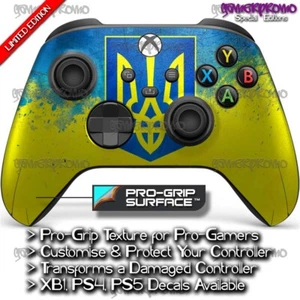 Ukraine Flag Controller Decal - Xbox One S X - PS3 PS4 PS5 - Support Ukraine - Picture 1 of 5