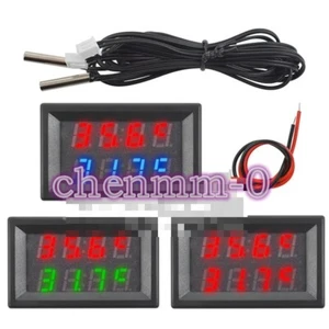 Termómetro de doble pantalla 12V24V 1 pieza -55~120 grados #YT - Imagen 1 de 1