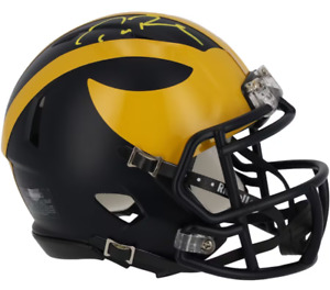 Tom Brady Autographed Michigan Wolverines Mini Speed Helmet Fanatics
