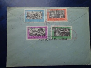 GERMAN SS SA BELGIUM FLEMISH VOLUNTARY LEGION 1942 on Cover GAND GENT - Picture 1 of 2