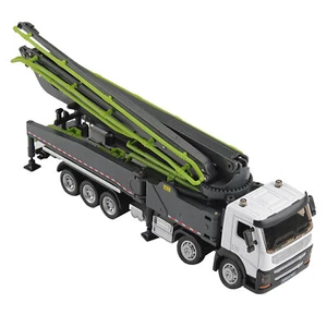 1/50 Concrete Pump Truck Construction Equipment Diecast Boys Toys Gift for KidKU - Picture 1 of 8