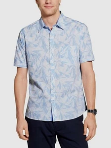 Geoffrey Beene Men's Short Sleeve Shirt, Blue, 3X-Large (20-20 1/2) - Picture 1 of 5