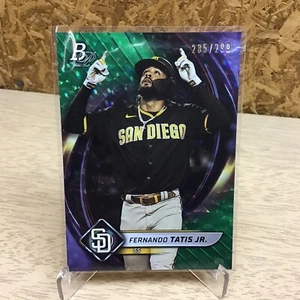 2022 Bowman Platinum Fernando Tatis Jr. Green Foil /299 San Diego Padres - Imagen 1 de 2