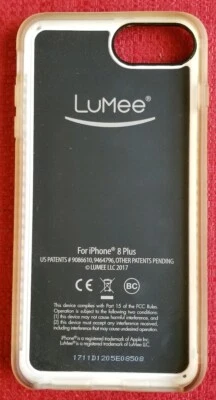 LuMee Duo LED Lighting Selfie Case for iPhone 8 Plus iPhone 7 Plus 6s Plus - NEW - Image 1 of 2