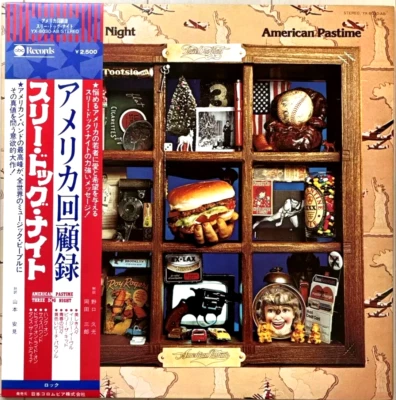 THREE DOG NIGHT "American Pastime" 1976 Japanese Lp w/obi/lyric Negron, Hutton - Image 1 of 4