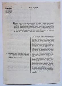 Delegazione Urbino Giudice Commissioni sanitarie cause delitti minori 1835 - Imagen 1 de 3