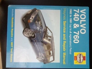 Volvo 740 & 760 Series 1982-1991 (Up to J Reg) Haynes Service & Repair Manual - Picture 1 of 1