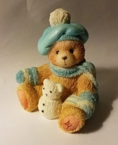 Teddy Bear Figurine - Jack January P. Hillman appx 3" T x 2" W x 2" L Numbered - Picture 1 of 4