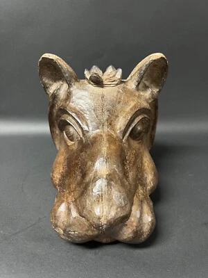 HIPPOPOTAMUS HEAD PAPERMACHE MOLD #106 - Image 1 of 4