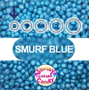 Large Box/Bag 8” x 7” x 3” - Marshmallow Foam Beads For Slime - Smurf Blue - Picture 1 of 3