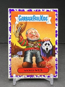 Freddy Garbage Pail Kids 2018 Revenge Oh Horror-ible Purple 10a Wicked Wes GPK