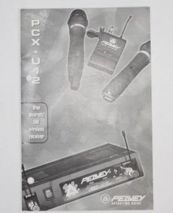 Peavey PCX-U12 Wireless Receiver Manual Only - Picture 1 of 6
