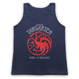 GOT HOUSE TARGARYEN SWEATER UNOFFICIAL GAME OF THRONES ADULTS VEST TANK TOP