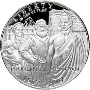Jamestown 400th Anniversary Silver Dollar PROOF 2007 Commemorative Coin Box COA - Picture 1 of 7
