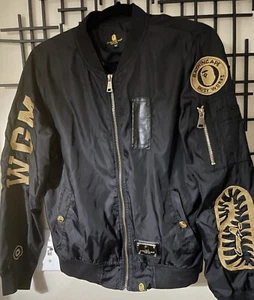 BAPE x Alpha Industries Reversible MA-1 Military Jacket Medium- VTG RARE! - Picture 1 of 8