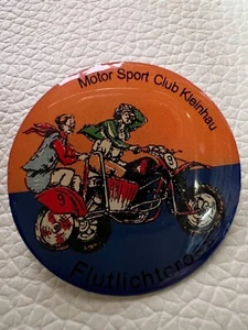Insignia de motocicleta rara de colección MSC Kleinhau Motor Sport Club Alemania - Imagen 1 de 5