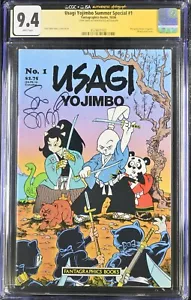 USAGI YOJIMBO SUMMER SPECIAL #1 - Signed Stan Sakai CGC 9.4 Fantagraphics 10/86 - Picture 1 of 2