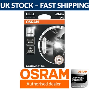 OSRAM LEDriving SL LED C5W (41mm) 6000K Cool White Car Bulbs (Single) SV8.5-8 - Picture 1 of 3