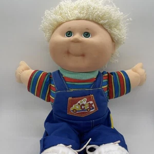 RARE VTG Cabbage Patch Kids 1990 1st Edition Xavier Roberts Hasbro GREEN EYES - Picture 1 of 15