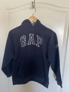 Boys GAP Fleece Hooded Sweatshirt Size 10 - Picture 1 of 4