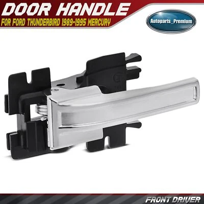 Front Driver Chrome Interior Door Handle for Ford Thunderbird 1989-1995 Mercury - Image 1 of 4