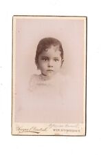 CDV Foto Niedliches kleines Mädchen / benannt - Wien 1892