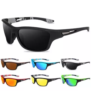 Polarized Sports Sunglasses Driving Cycling Fishing Sun Glasses UV Protection - Picture 1 of 20