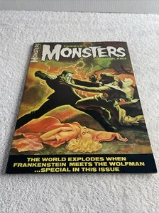 Famous MONSTERS of Filmland #42 Frankenstein Wolfman Warren Magazine 1967 - Picture 1 of 12