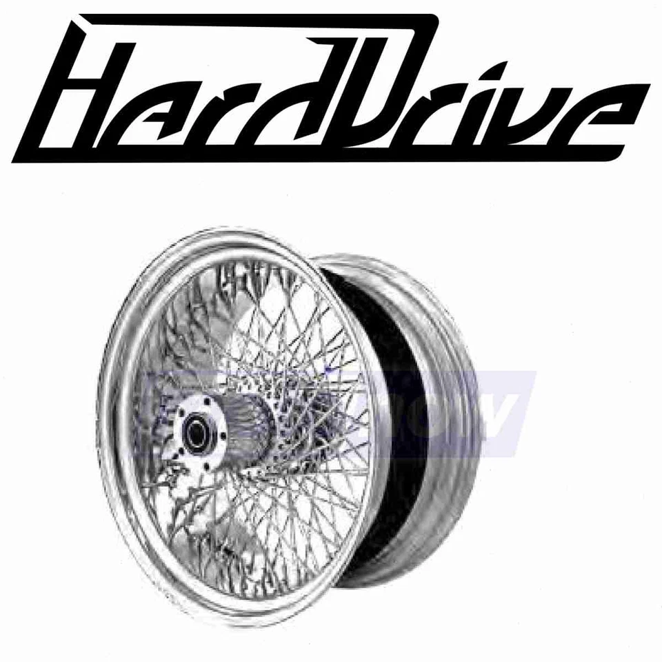 HardDrive Rear 60 Spoke Wheel for 2004-2005 Harley Davidson FXDWGI Dyna xs - Imagem 1 de 4