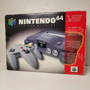 ⭐ Consola Nintendo 64 N64 Edición de Lanzamiento Original CIB Completa en Caja! ⭐ - Imagen 1 de 23