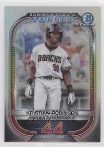 2021 Bowman Bowman Scouts Top 100 Kristian Robinson #BTP-44 - Picture 1 of 4