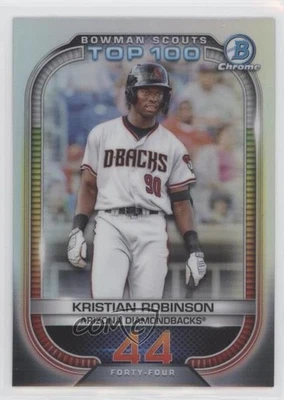 2021 Bowman Bowman Scouts Top 100 Kristian Robinson #BTP-44 - Image 1 of 2