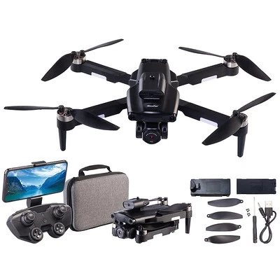 Simulus Faltbare RC-WLAN-Drohne mit HD-Kamera und Hindernisvermeidung - Bild 1 von 4