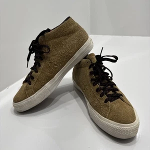Scarpe da skate Converse One Star Pro Mid scamosciate marroni unisex 10,5 usate CONS - Foto 1 di 7