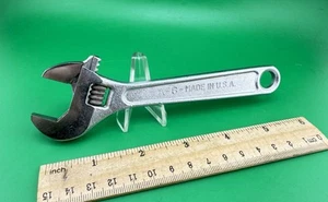 Fairmont A-6 Made In USA 6” Adjustable Wrench Opens & Closes Smooth & Tight - Bild 1 von 9