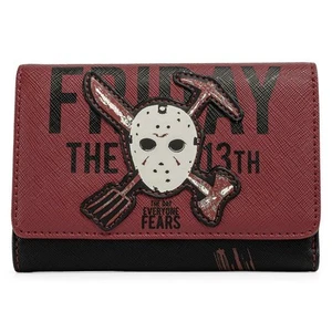 LOUNGEFLY VIERNES 13 - MÁSCARA JASON - CARTERA TRIPLE - - Nueva y EMBALAJE ORIGINAL - Imagen 1 de 3