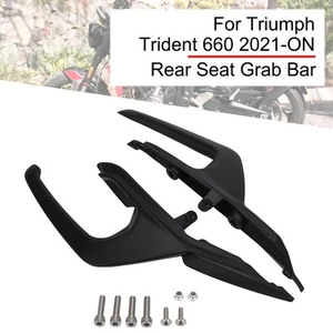 For Triumph Trident 660 Rear Passenger Armrest Grab Bar Pillion Handle 2021-ON - Picture 1 of 16