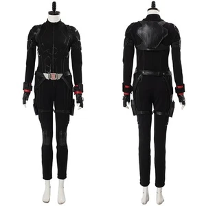 AVG4 Endgame Black Widow Natasha Romanoff Cosplay Jumpsuit Halloween Carnival US - Picture 1 of 13