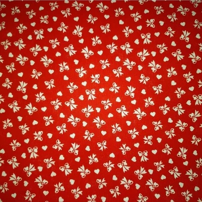 Mini arcos vintage de Navidad Wamsutta tela acolchada Calico vacaciones vintage 1990 Foto 1 de 2