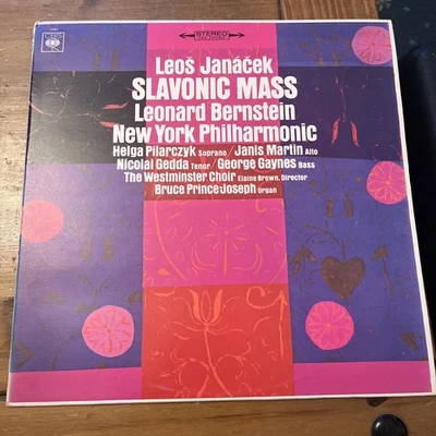 CBS 72361 Janacek Slavonic Mass Leonard Bernstein 1965 CBS Stereo Italy NM/VG - Image 1 of 3