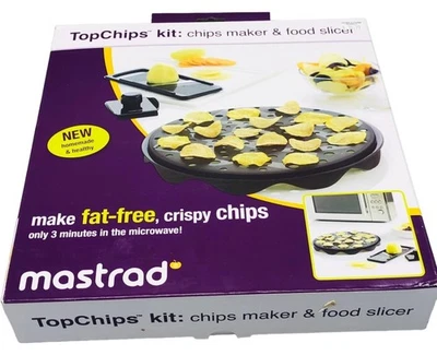 Mastrad chip maker & food slicer for microwave new in open box includes READ NEW - Image 1 of 4