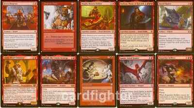 Custom Dwarf Tribal Commander EDH Deck - Magda, Brazen Outlaw - Treasure Token  - Image 1 of 4