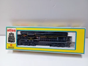 Vintage Atlas Western Maryland GP-7 Diesel Engine # 8218 Locomotive Road # 21 - Picture 1 of 15
